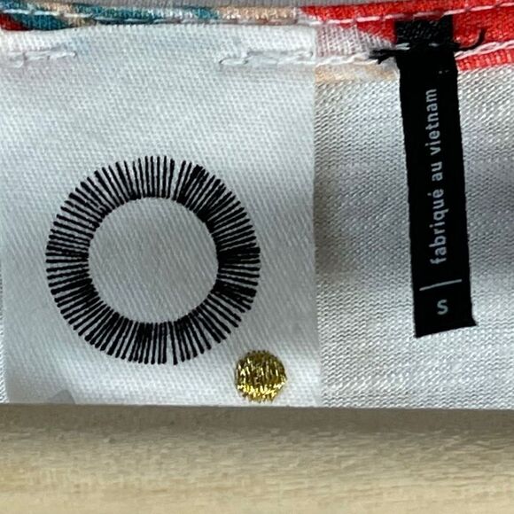 Anthro Akemi + Kin Gardenia Print Tank Asymmetrical Top Sz S - Picture 4 of 6